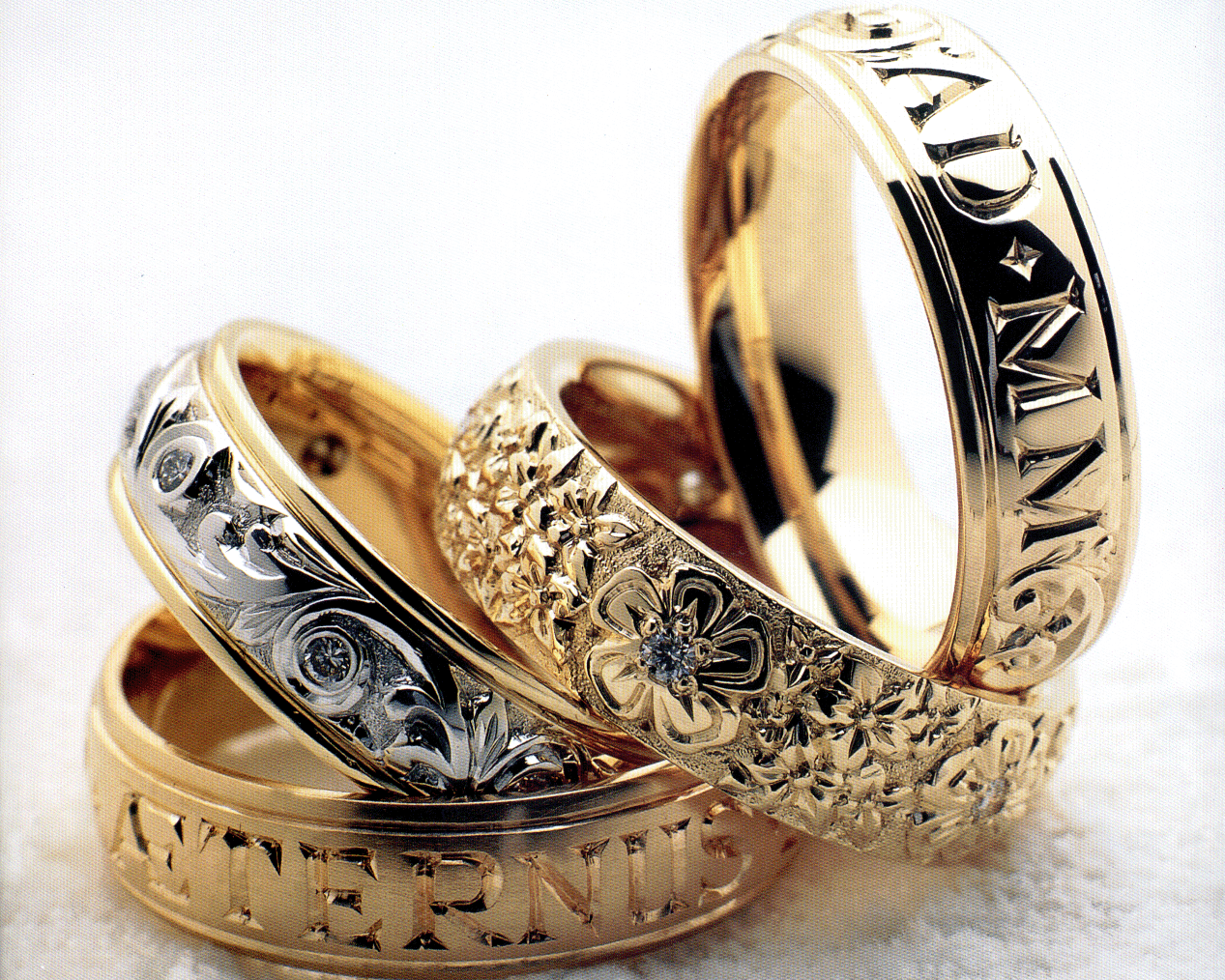 Hammer Set Rings
